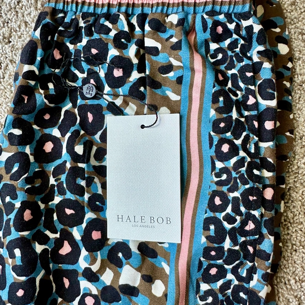 Hale Bob Multicolor Leopard Print Pants